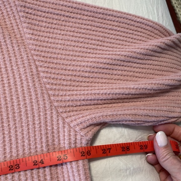 Splendid Dusty Rose Thermal Waffle Knit Top Size XXL - Picture 7 of 11